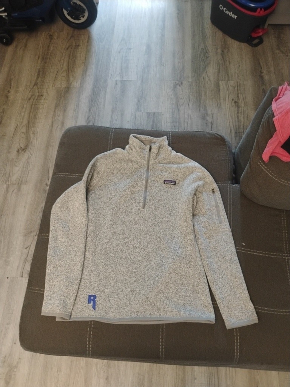 Patagonia Women's Heather Gray Half-Zip Fleece Pullover